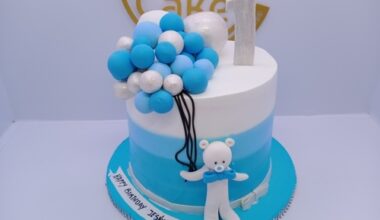 Balloon Teddy Cake