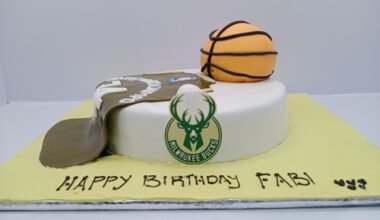 Basket Ball Jeresey Cake