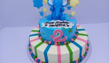 Blue Elephant Cake