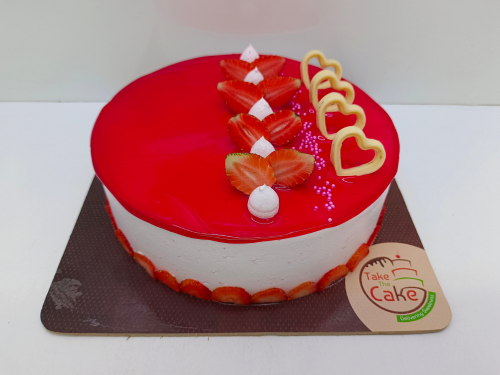 Exotic Strawberry 3 Exotic Strawberry cake online delivery in coimbatore
