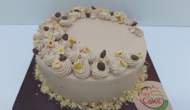 Vanilla hazelnut cake online delivery in coimbatore